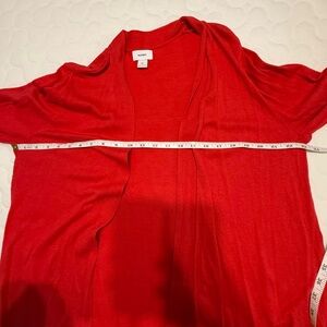 Old Navy Bright Red Cardigan